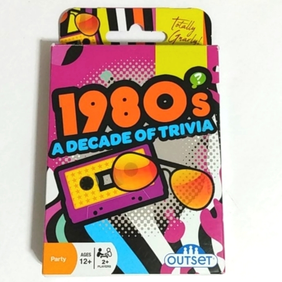 1980s A DECADE OF TRIVIA CARD GAME NIB - Picture 2 of 10